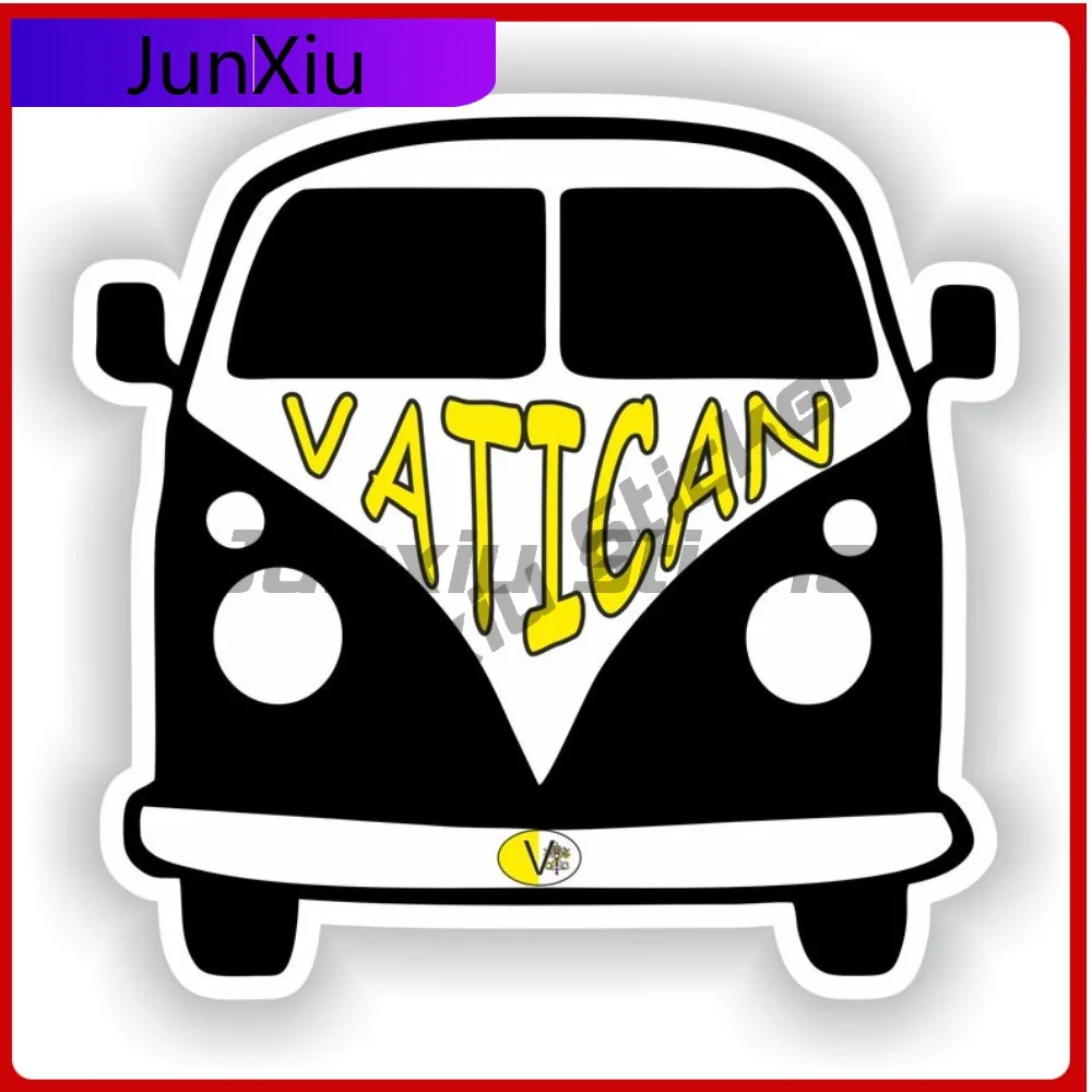 

Van Vatican Sticker Funny Cool Cute Bumper Motorcycle Waterproof Exterior Parts Vinyl Decal For Car Truck SUV Window Bumper
