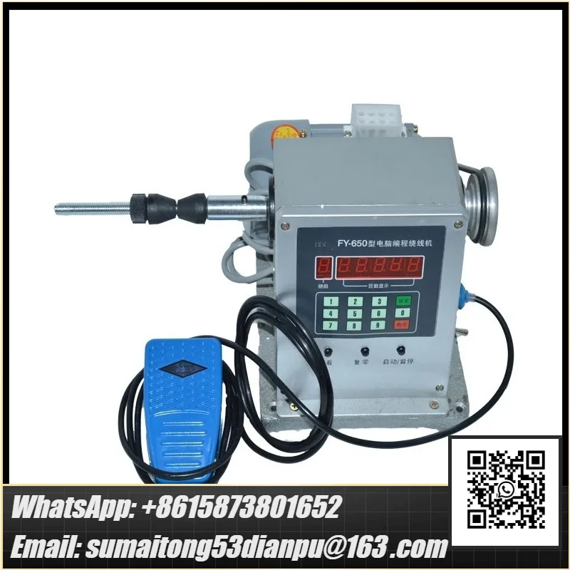 FY-650 CNC Electronic Winding Machine 220V Winder Coiling Device with Adjustable Winding Diameter 0.03-0.35mm for Precision Wind