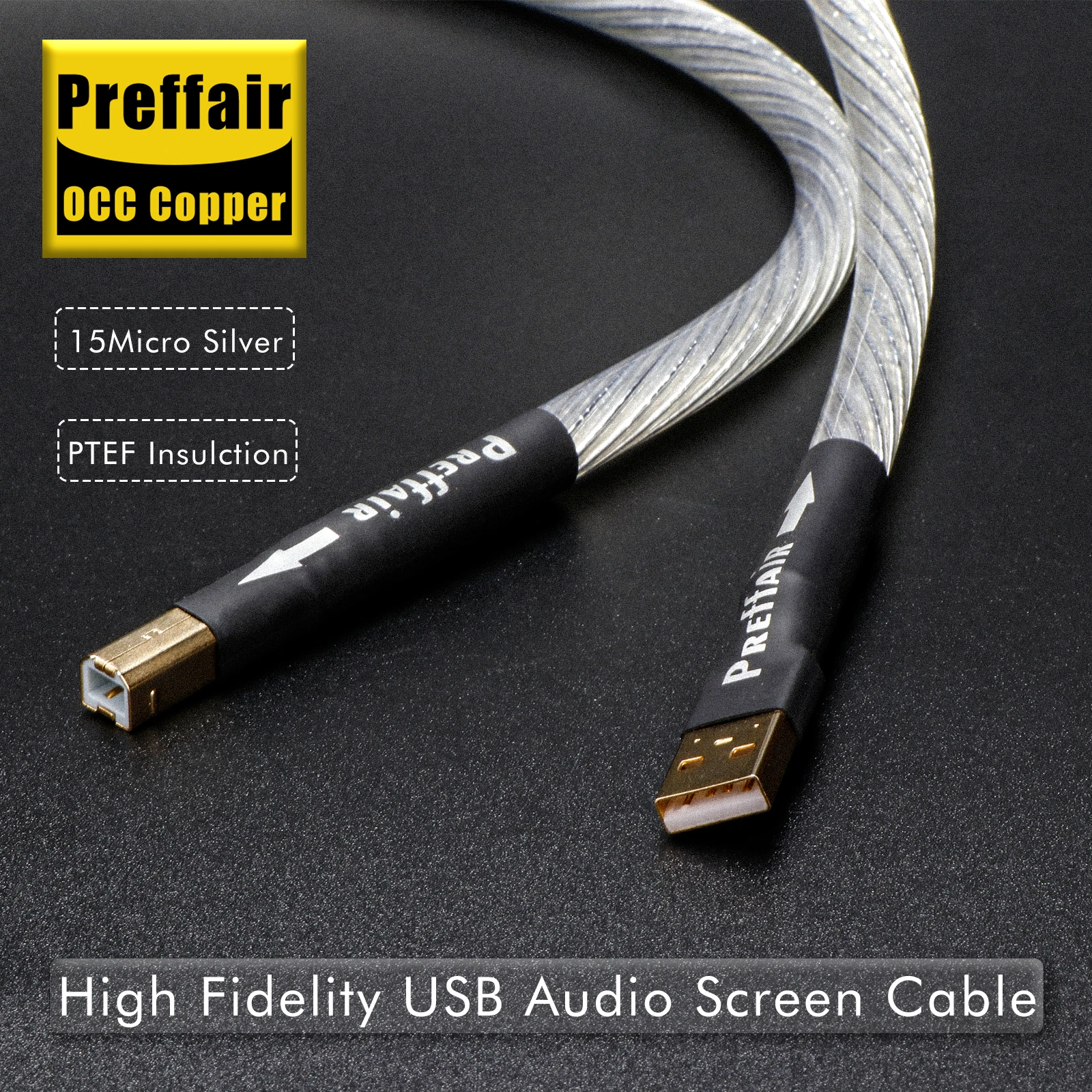 

High-end USB 2.0 Printing Cable USB Type A Male to B Male OCC Digital data cable Transfer Phone Charging Cable Printer Cord