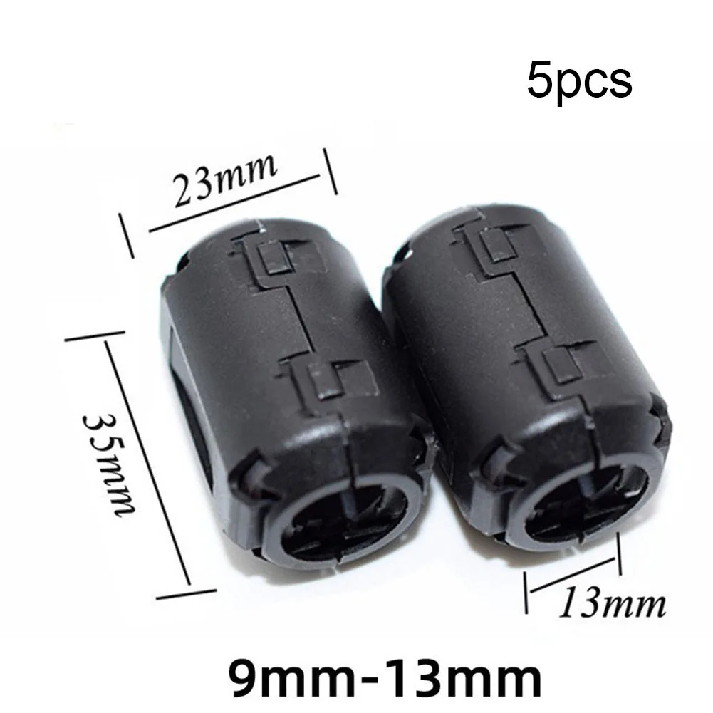 5 Stuks 3.5/5/7 Mm Ringkern Ferriet Kraal Clip Choke Rfi Noise Filter Clip Ruisonderdrukker filter Ring Bedrading Kabel Klem Gereedschap