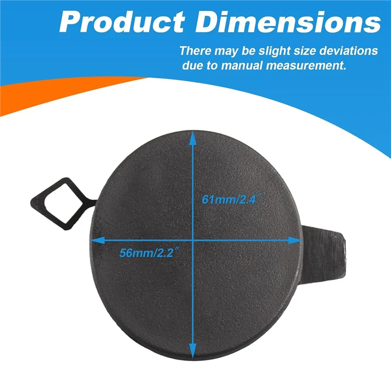 

ABOK-1 PCS 1494426-00-A Rear Bumper Trim Rear Trailer Cover Tow Hook Cap Hook Cover Black Plastic Car Accessories For Tesla Mode