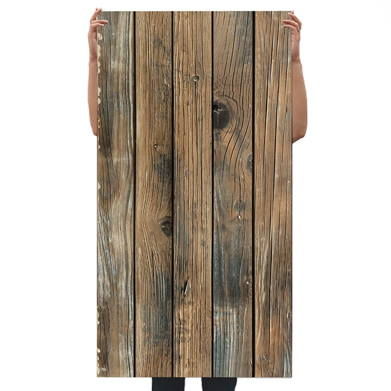 

Retro Faux Wood Grain Peel And Stick Wallpaper Self-adhesive Wood Plank Wallpaper Roll Removable Vinyl Wall Covering For Restaur