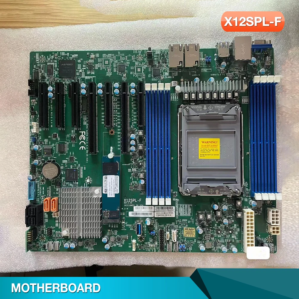 

X12SPL-F для материнской платы Supermicro LGA-4189 DDR4 SATA3 Xeon, масштабируемые процессоры