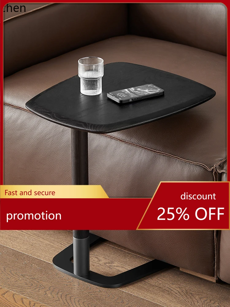 

YFY Sofa Side Table Removable Style Black Ash Creative Side Cabinet Corner Table