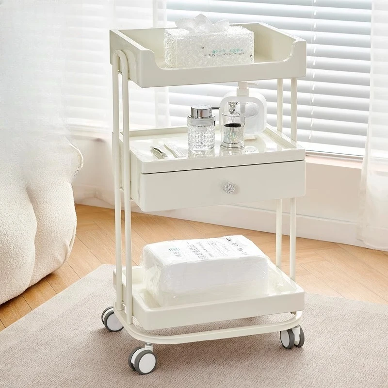 

Work Cart Cream Style Salon Trolley Move The Shelf Luxury Drawers Salon Trolley Utility Cart Furniture Carrello Con Ruote Lstc