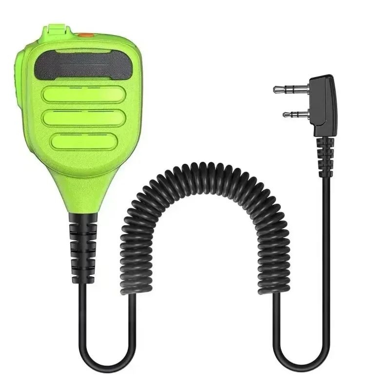 Green Shoulder Mic Handsfree Speaker Microphone 3.5mm for Motorola UV-32 UV-5R K head