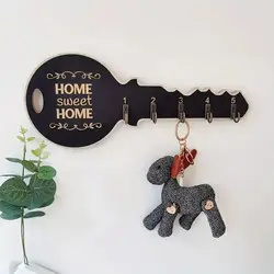 Key Holder Functional Durable Wall Hanger Popular Key Shape High Demand Wall-mounted Key Rack Unique Design Wall Hook Stylish