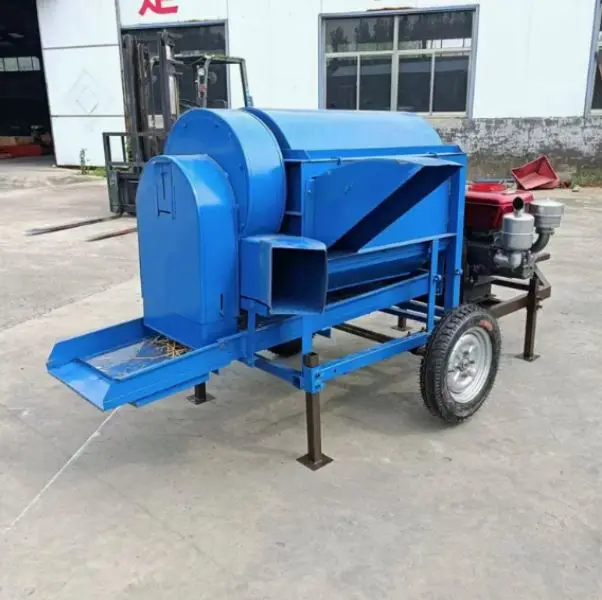 Multifunctional Soybeans Sorghum African Rice Threshing Machine/Wheat Quinoa Grains Millet Dehulling Shelling