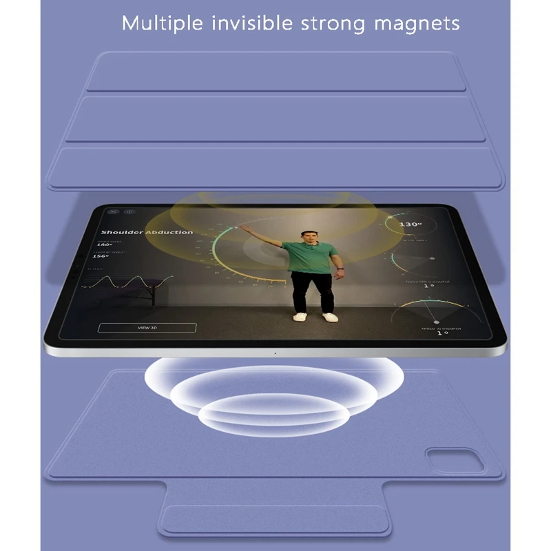 Tablet PC Case For Ipad Pro 12.9 Inch 2021 5Th Ultra-Thin Colorful Anti-Fall Waterproof Case With Pen Stand