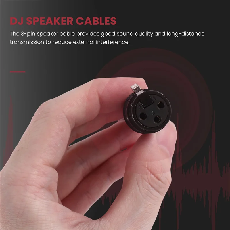 AA84 XLR To Banana สายลําโพง, XLR 3 Pin Dual Banana Plugs สายสัญญาณเสียง, gold-Plated 4 มม. ปลั๊ก XLR3 Pro Hifi