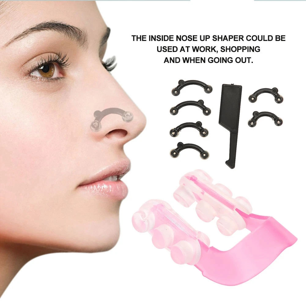 Nose Shaper Newest Nose Shaper Lifter Up Clipper Tool External Shaper (3 sizes) Inside Nose Up Shaper Face Beauty Care Tools