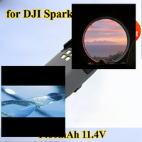 Intelligent Flight of Aircraftbattery for DJI Spark Drone 1480mAh 11.4V