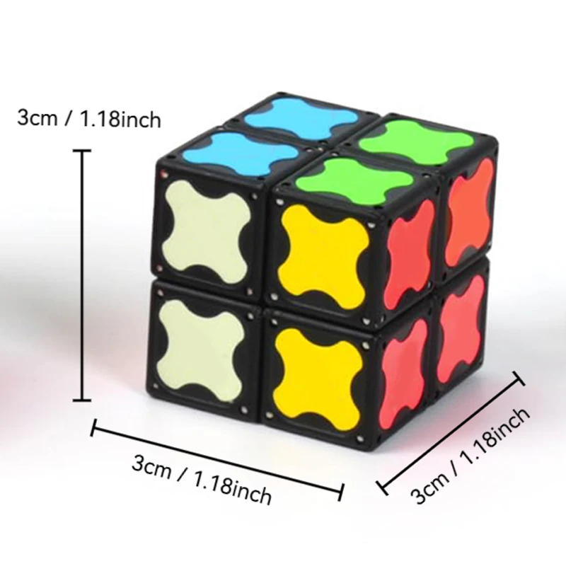 Cubo magnético 2x2, juguetes Fidget Spinner Infinity Cube, bloques transformables, juguetes de vapor, regalos creativos de cumpleaños para niños/adolescentes/adultos