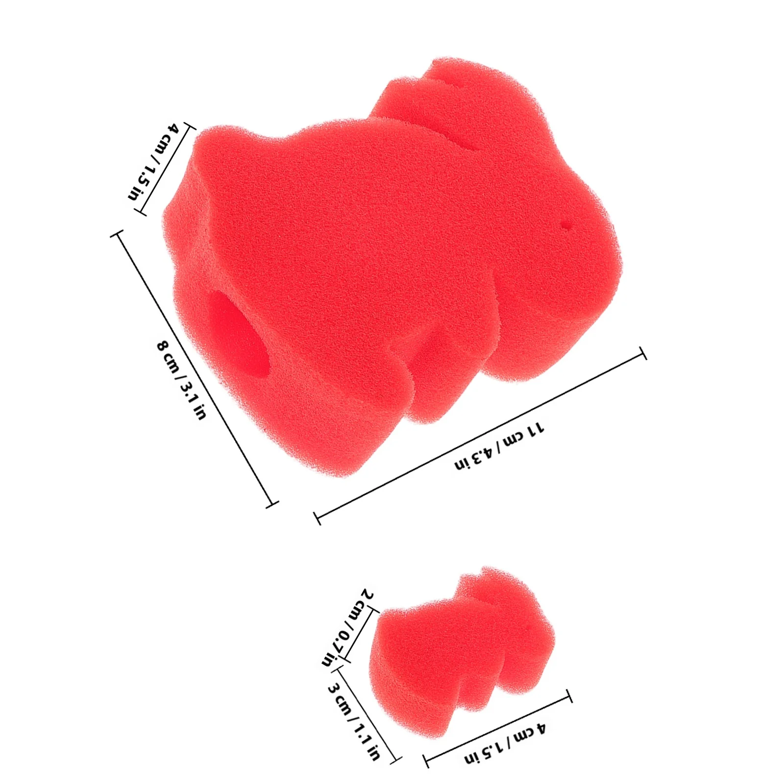 스폰지 토끼 1세트 귀여운 만화 토끼 소품 근접 마술 무대 공연 파티 엔터테인먼트 기믹 스폰지 볼