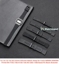 Uhrenarmband für Casio F-91W F105 F108 A158W A168 AE1200 AE1300 Ersatz-Uhrenarmband Metallband 18 mm Edelstahlbänder – Detail 3