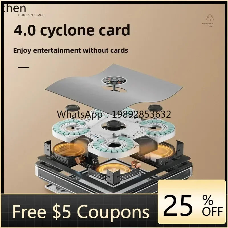 

AB official genuine [4th generation] roller coaster mahjong machine automatic home silent mahjong table dining table