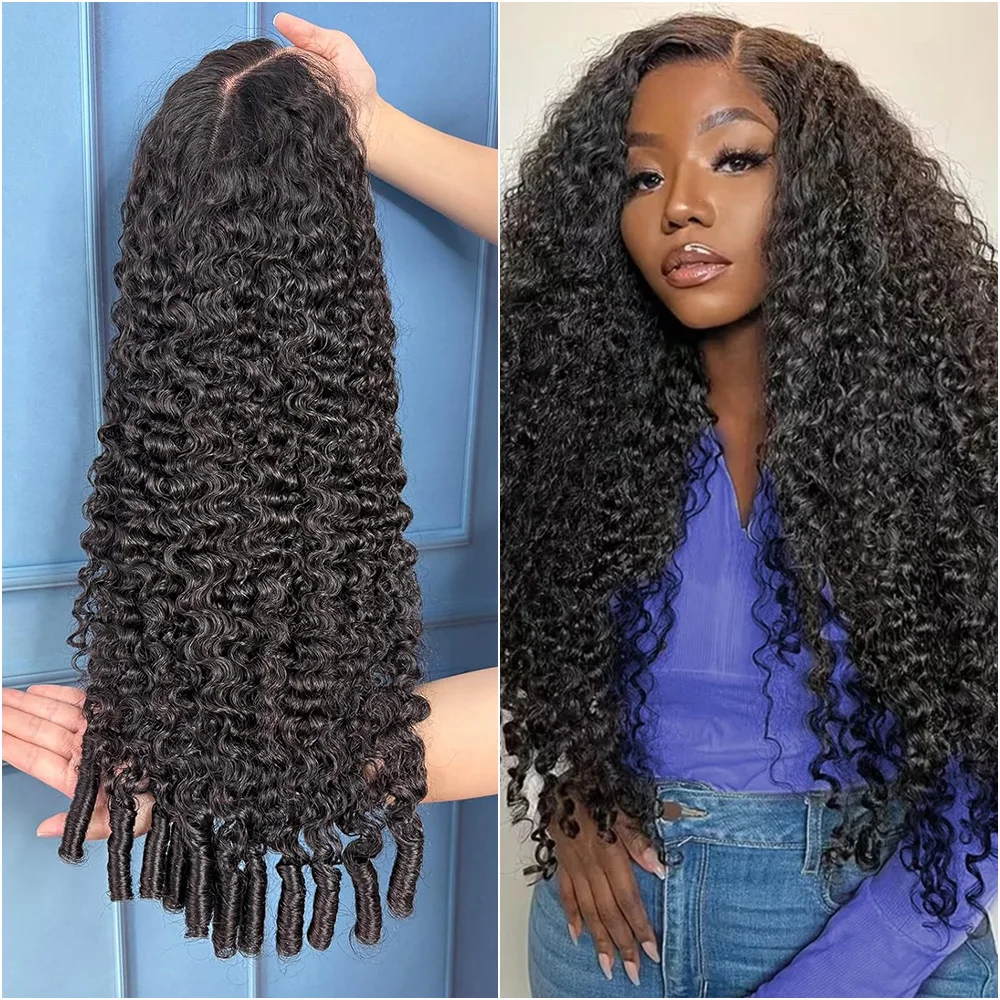 220% Density 12A Burmese Curly 7x6 Glueless Lace Frontal Wig Pre Plucked 13x4 13x6 HD Transparent Lace Front Human Hair Wigs For Women 30 40 Inch