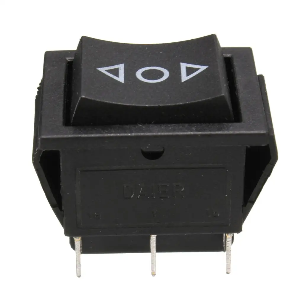 6 Pin DPDT Power Window Momentary Rocker Switch 250V/10A 125V/15A for Car Window Sunroof Double Pole/Throw Momentary Switch