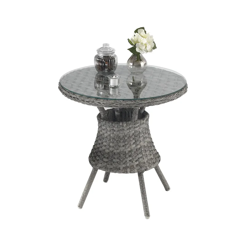 

Outdoor, rattan, coffee table, small round, balcony, combination, hotel, negotiation