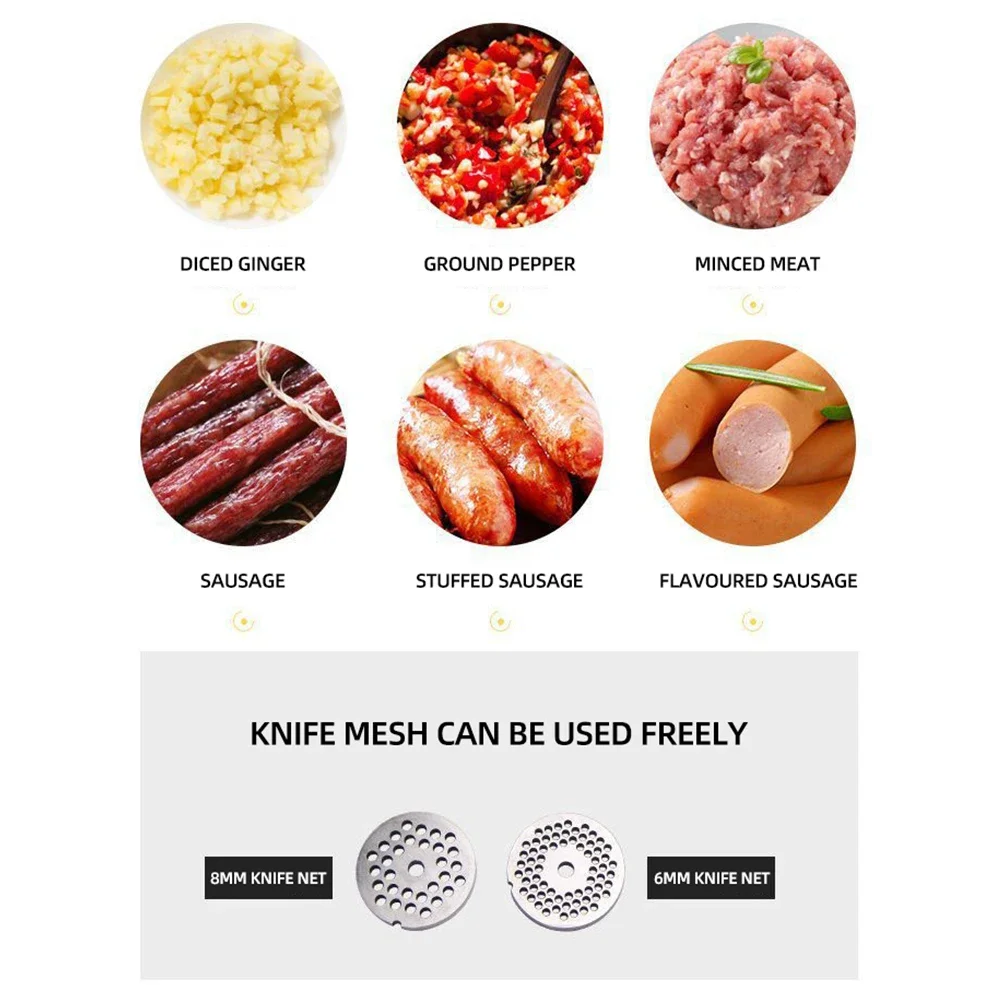 

New Arrivals Electric Meat Grinder TK-22 Small Multifunctional Fully Automatic Desktop Meat Mixer Kitchen Machine