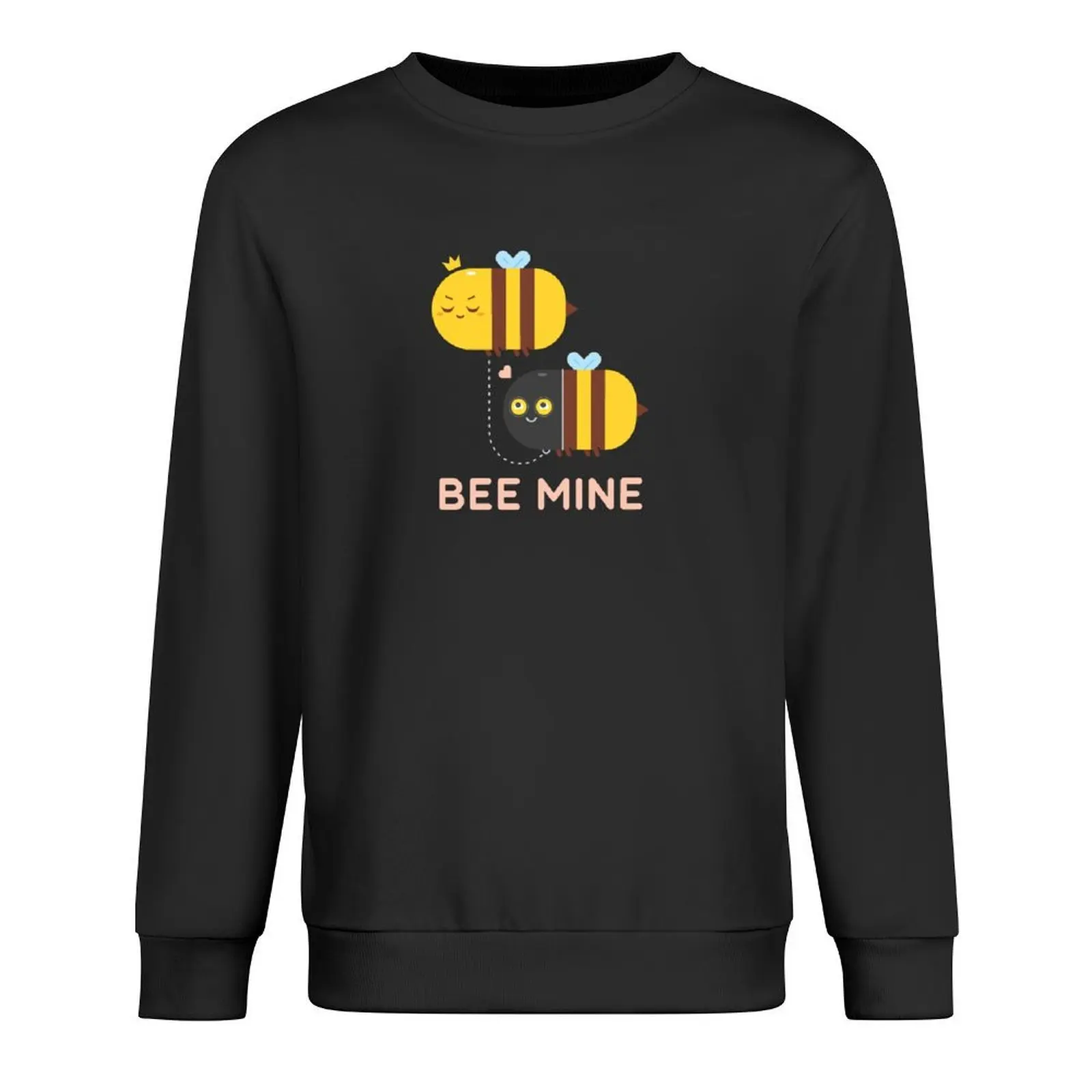 

Bee Mine Pullover autumn new products korean clothes male clothes fashion men aesthetic sweatshirts