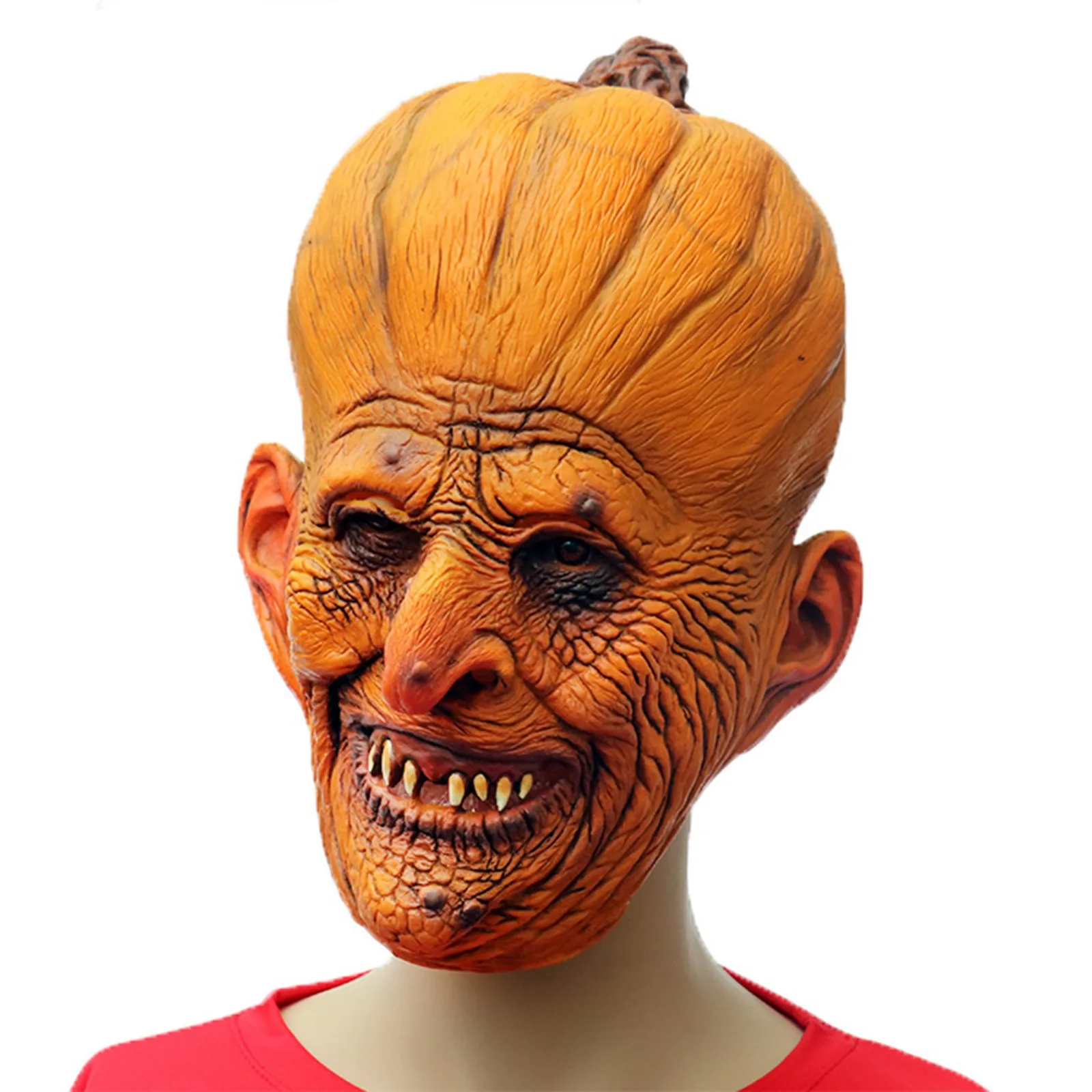トリックホラーおもちゃラテックスマスク不気味な面白いリアルなマスクヘッドレスハロウィンカーニバルホリデーコスプレ衣装アクセサリー