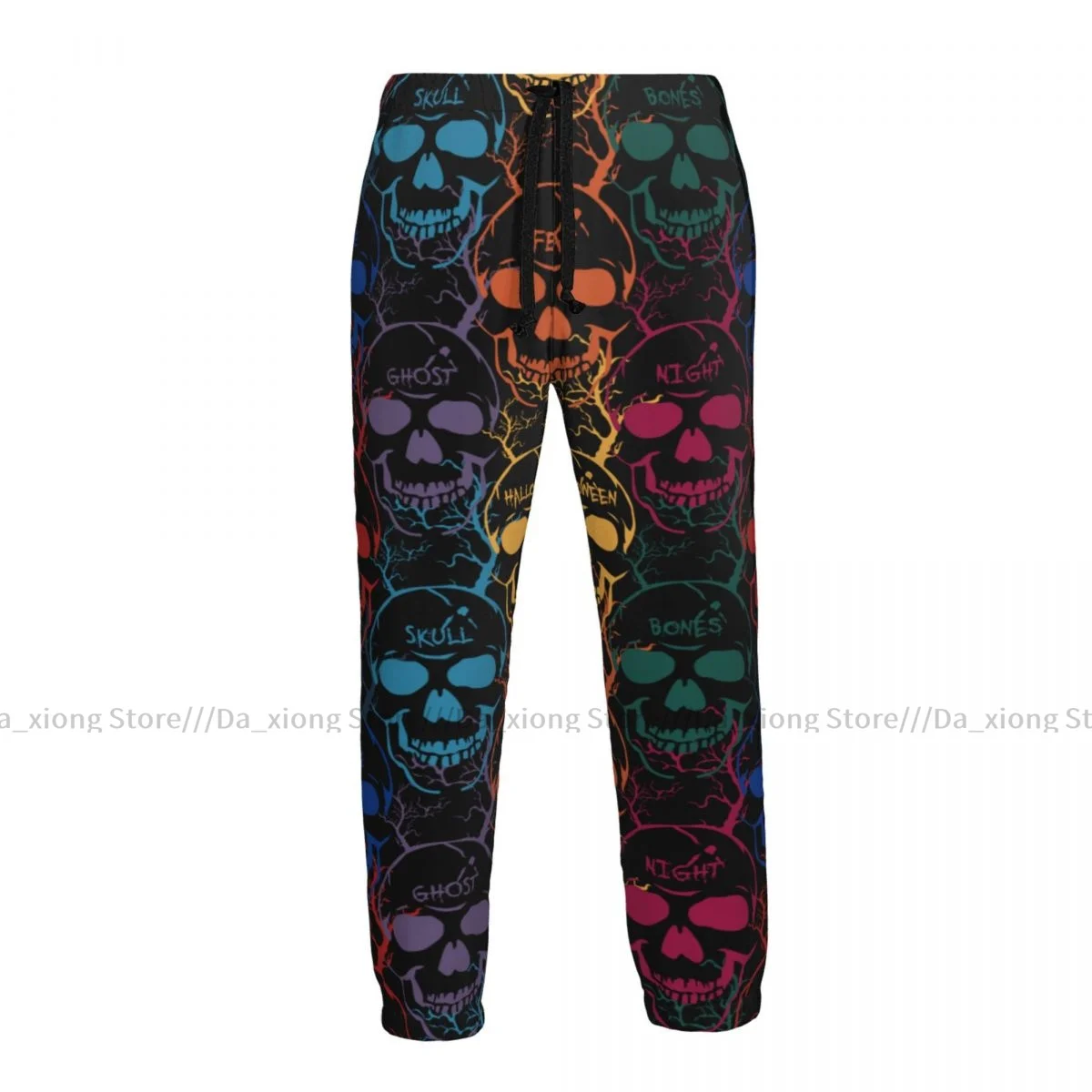 

Man Casual Pants Halloween Colorful Skulls Casual Trousers Sport Jogging Tracksuits Sweatpants Male Pants