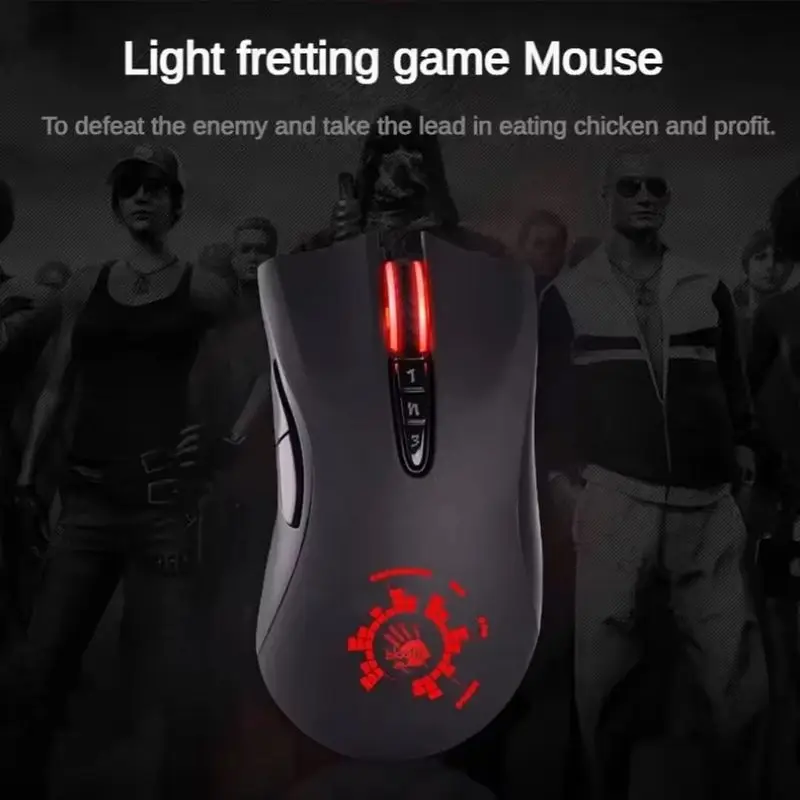 A4tech Bloody A91 Wired Mouse Macro Programming Driver E-Sports Gaming Mouse For Pc Office Game Laptop Accessories Gaming Gifts