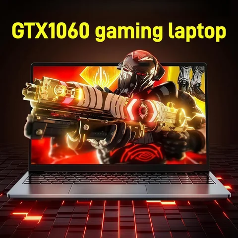 15.6" intel N95 gaming laptops portable notebook computer pc gtx1060 32GB DDR4 1TB SSD Windows11 laptop Gamer Backlit Keyboard
