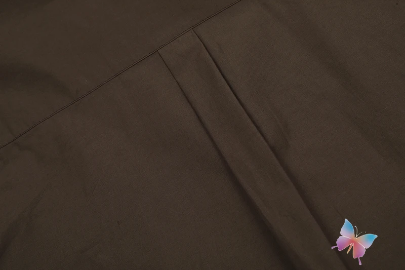 Ropa de calle de moda de París Unisex de gran tamaño, camisas de legado, camisa básica de desplazamiento en blanco y negro café, camisetas de manga larga para hombres y mujeres