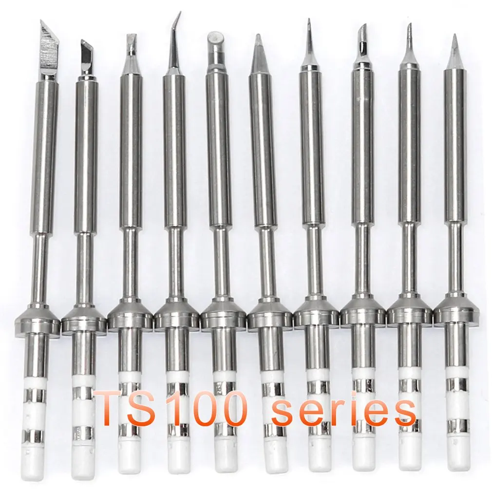 TS100 Soldering Iron Soldering Iron Tip Replacement Bit Head B2 BC2 C4 D24 K I Ku ILS C1 Lead Free soldering iron accessories