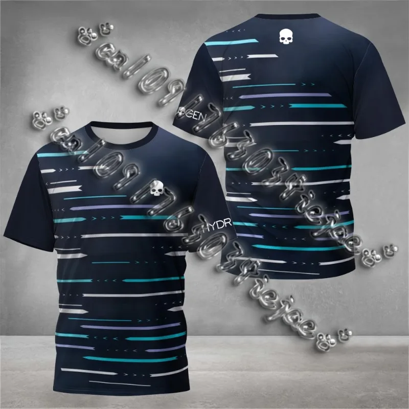 

Summer Lightweight Breathable Men's Sports T-Shirt Stylish Loose Tennis Short Sleeve Clothing New Oversized Sportswear Tops