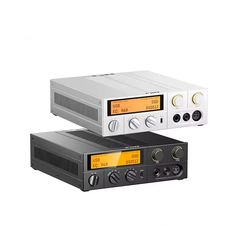 K17 Desktop DAC AMP Headphone Amplifier Hi-Res Audio AK4191 Dual AK4499EX 31-band PEQ MQA DSD512 PCM768 With Remote Control