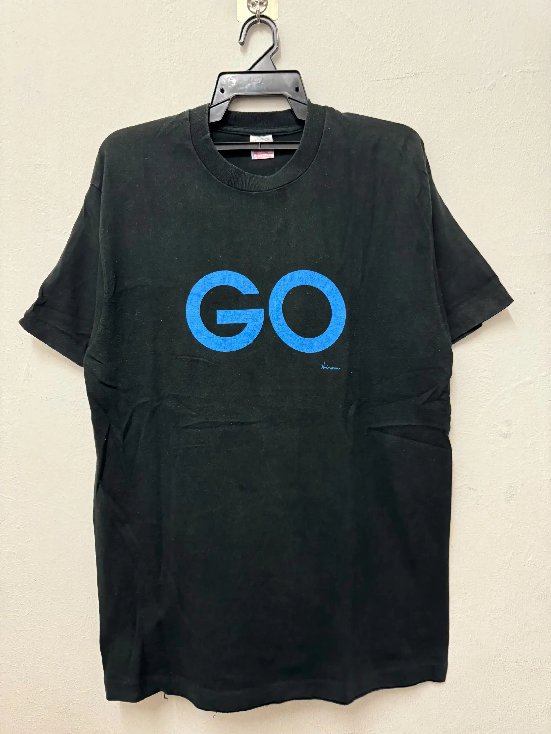 

Vintage 90 s Go And Back Fotofolio T Shirt Modern Art Poster Pop Artwork Photography Size M