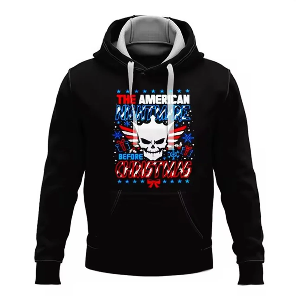 Spring and Autumn Men's 3D Printed Famous Wrestling Event Cody Rhodes Series Hoodies Men's and Women's Streetwear Children's Hoo