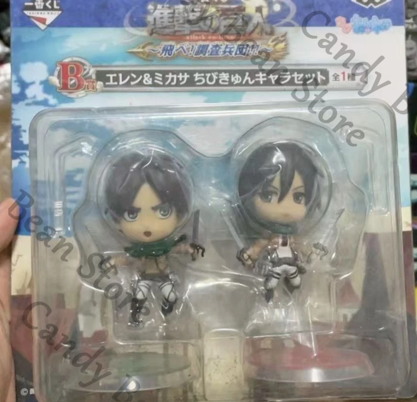 هجوم على تيتان حقيقية أنيمي إرين جايجر ميكاسا · أكرمان تأثيري تمثال المرآب أطقم الكرتون نموذج سطح المكتب زخرفة Hallowmas #1