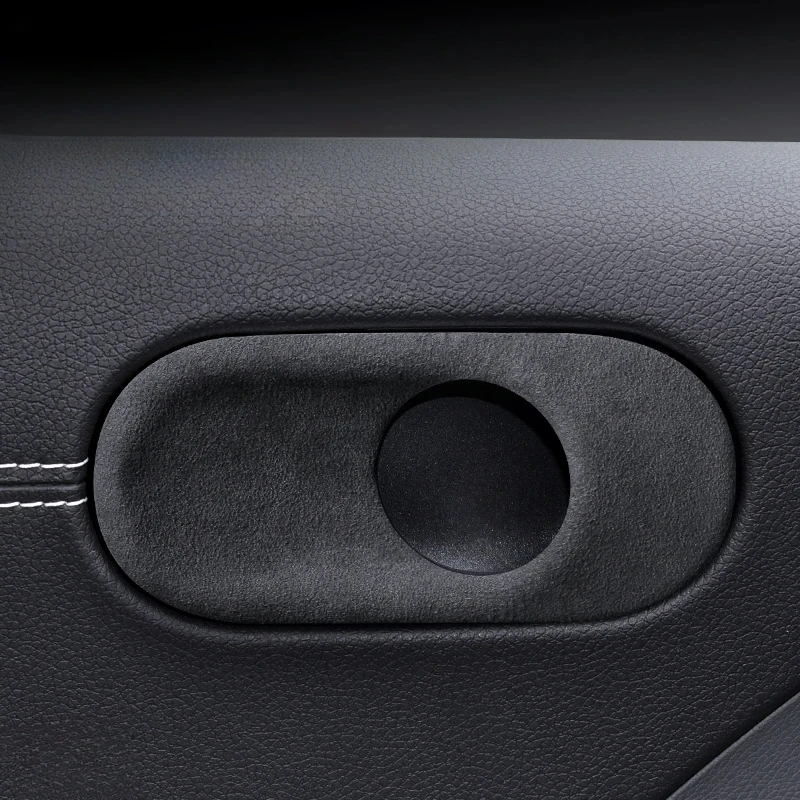 Suitable for Mercedes Benz Smart #1 Alcan tara car door handle, inner door bowl panel decorative stickers, modified accessories