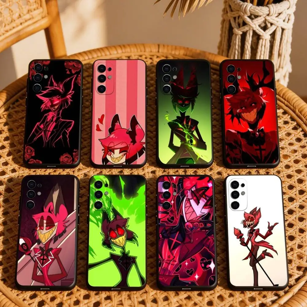 

Demon A-Alastor Phone Case Black Silicone Soft For Samsung S25,S24,S21,S22,S23,S30,Ultra,S20,Plus,Fe,Lite