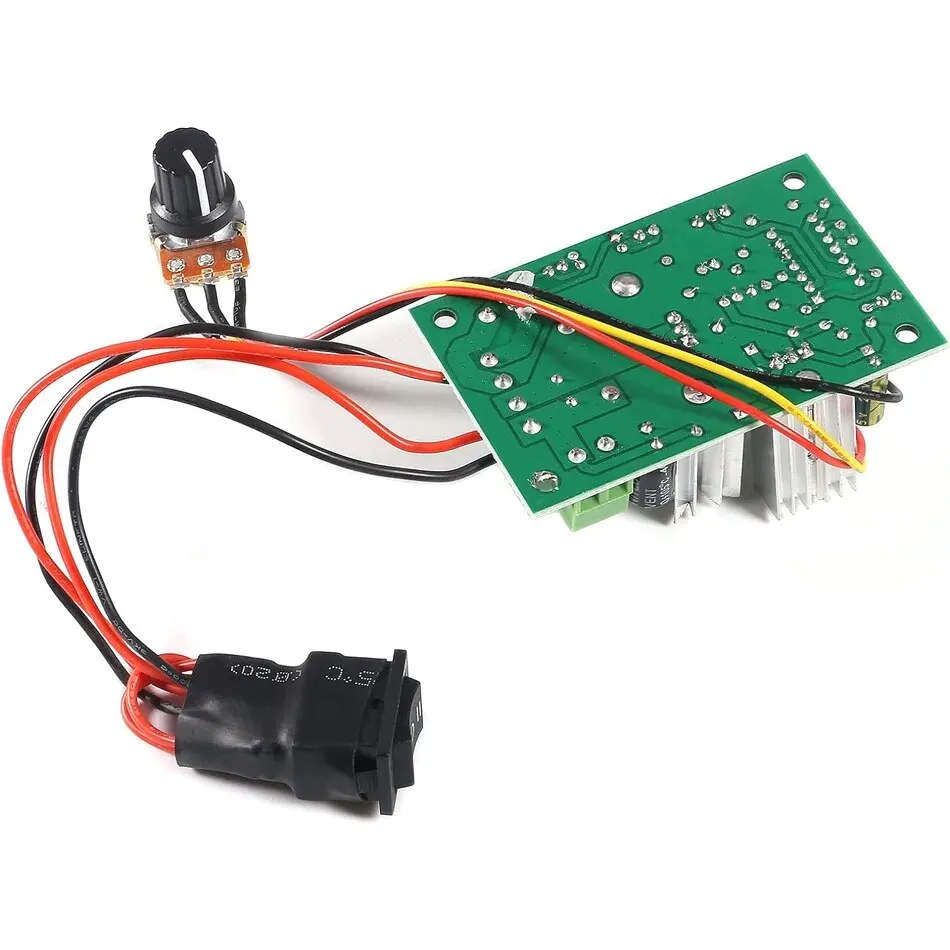 1pc Upgraded Adjustable DC Motor Speed PWM Controller 10V 12V 24V 30V Reversing Switch 120W