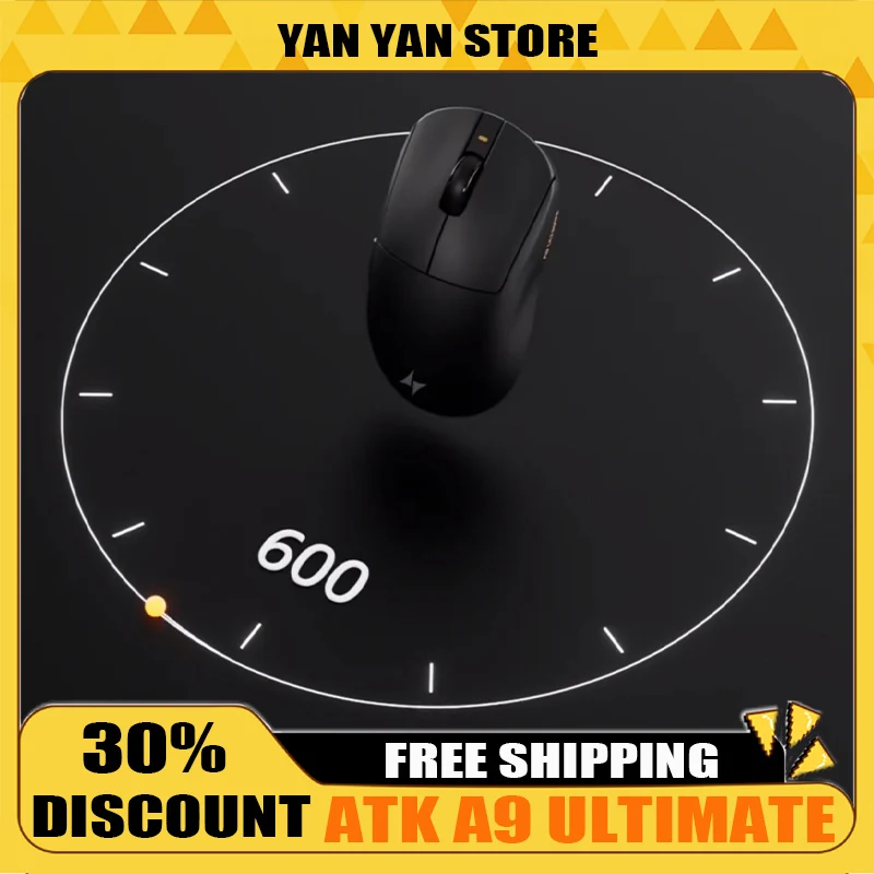 

ATK A9 Ultimate UltraMax 8000Hz Dual Mode Mouse Wireless Mouse Polling Rate Paw3950 Paw3395 Game Mice Lightweight PC Accessories