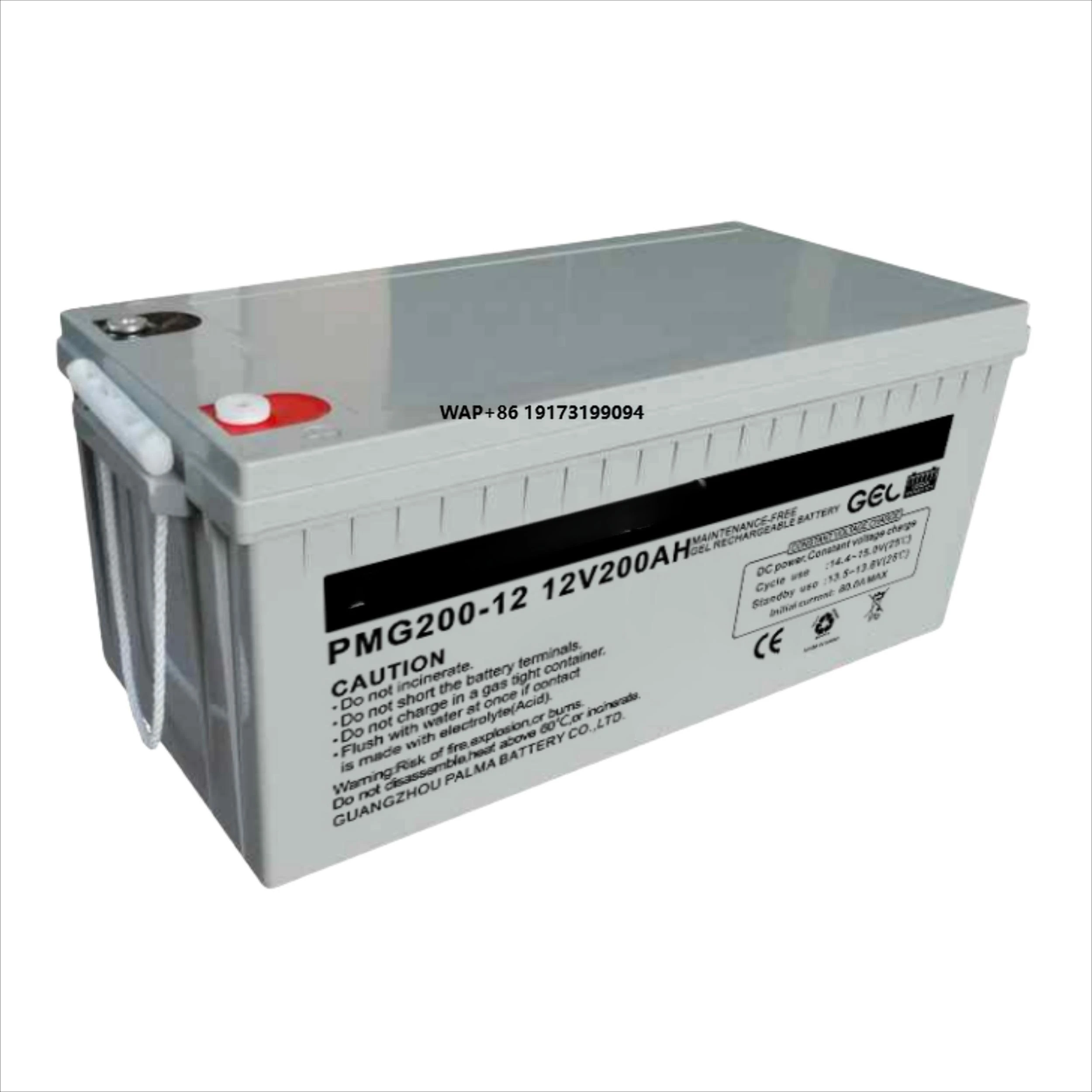 

12V 100AH 150AH 200AH 250AH 300AH Deep Cycle AGM Solar Gel Battery Sealed Type Inverter Batteries for Car and UPS Application