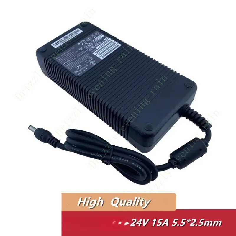 For DELTA 360W  Power Supply 24V 15A 5.5*2.5mm AC Adapter Charger EADP-360AB B EADP-360BA A