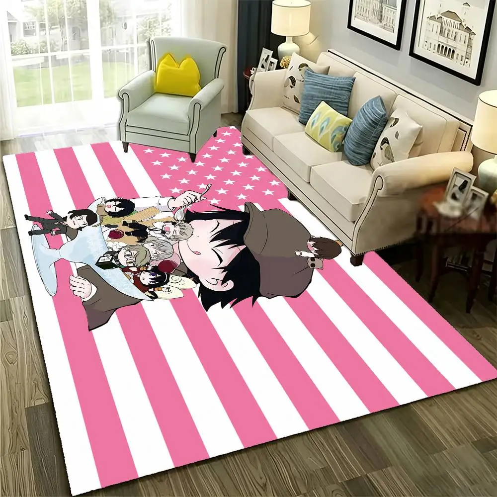 B-Bungo Stray Dogs-S W-Wan Soft Thick Non-Slip Mat for Living Room Bedroom Kitchen Decor Rugs