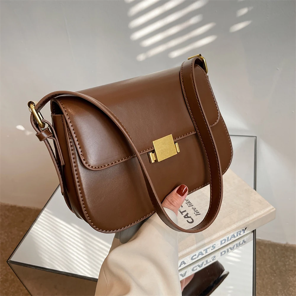 Trendy Square Shoulder Bags Women Fashion High Quality Underarm Bags Lady Phone Wallet Handbags All-match Crossbody Bag