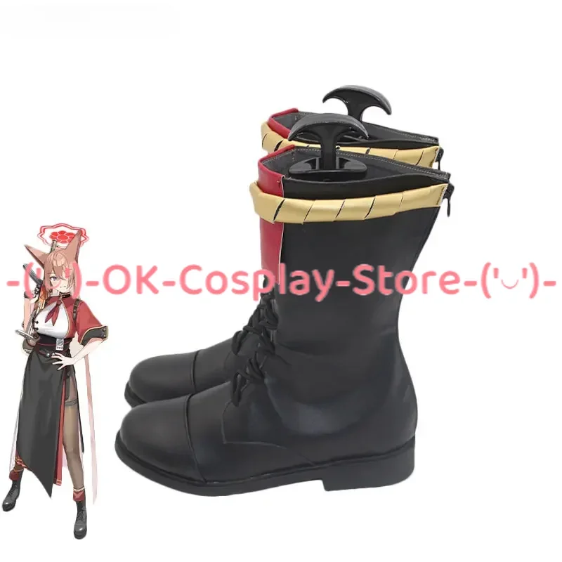 [Personalizowane] Niebieskie Archiwum Rumi Buty do Cosplayu Anime Gra Roleplay Kostium Rekwizyt Halloween Karnawał Impreza Skórzane Botki PU