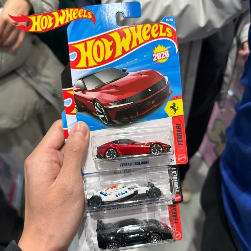 

2026 D Новый оригинальный автомобиль из сплава Hot Wheels F1 Mclaren Ferrari Optimus Prime Bugatti Модель автомобиля Игрушечный орнамент Подарки на день рождения для мальчика