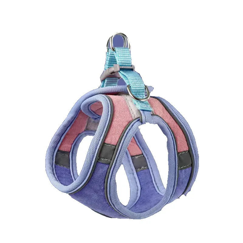 Cute Vest Cat Harness Leash Set Escape Proof Adjustable Reflective Buckle For Kitten_voghion.com