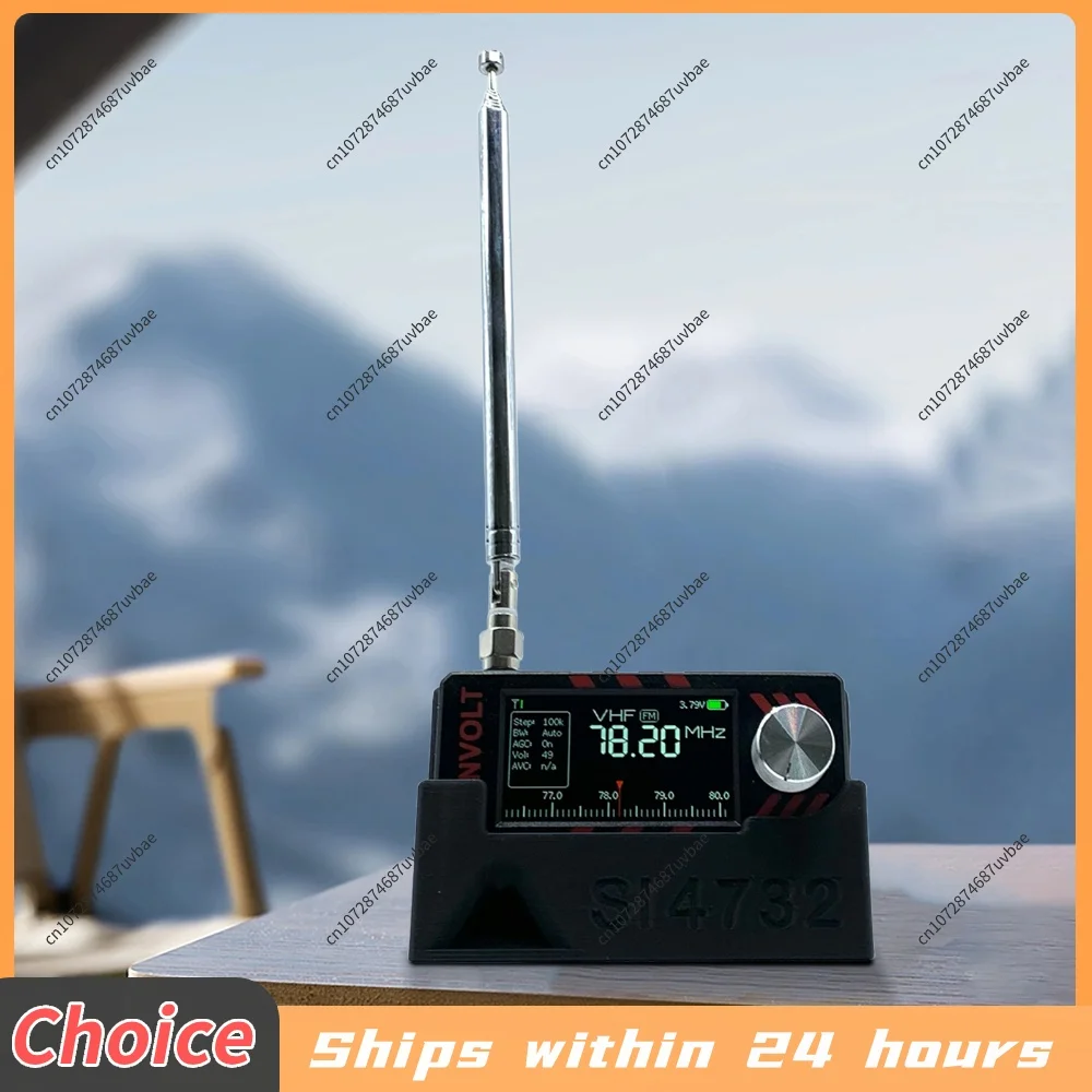 For ATS MINI SI4732 DSP Convenient Radio Stand with Built-In Sound Guide Groove Shockproof Radio Rack 3D Print Radio Accessories