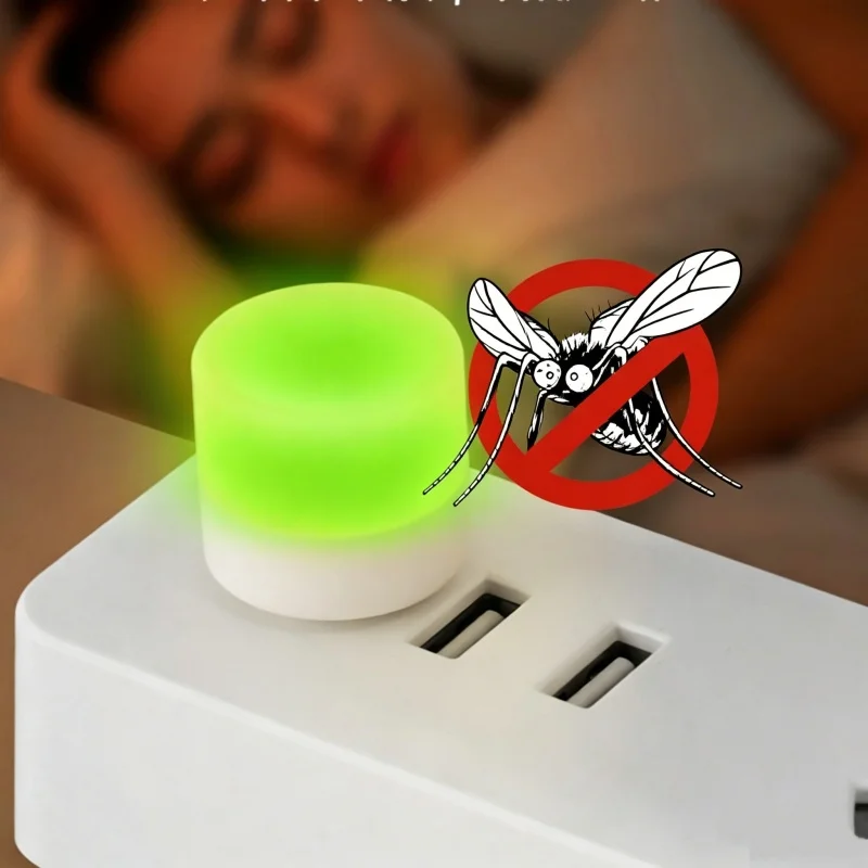 2026 New Mosquito Repellent Night Light LED Mosquito Repellent Creative Portable Lamp USB Home Bedroom Mini Night Light