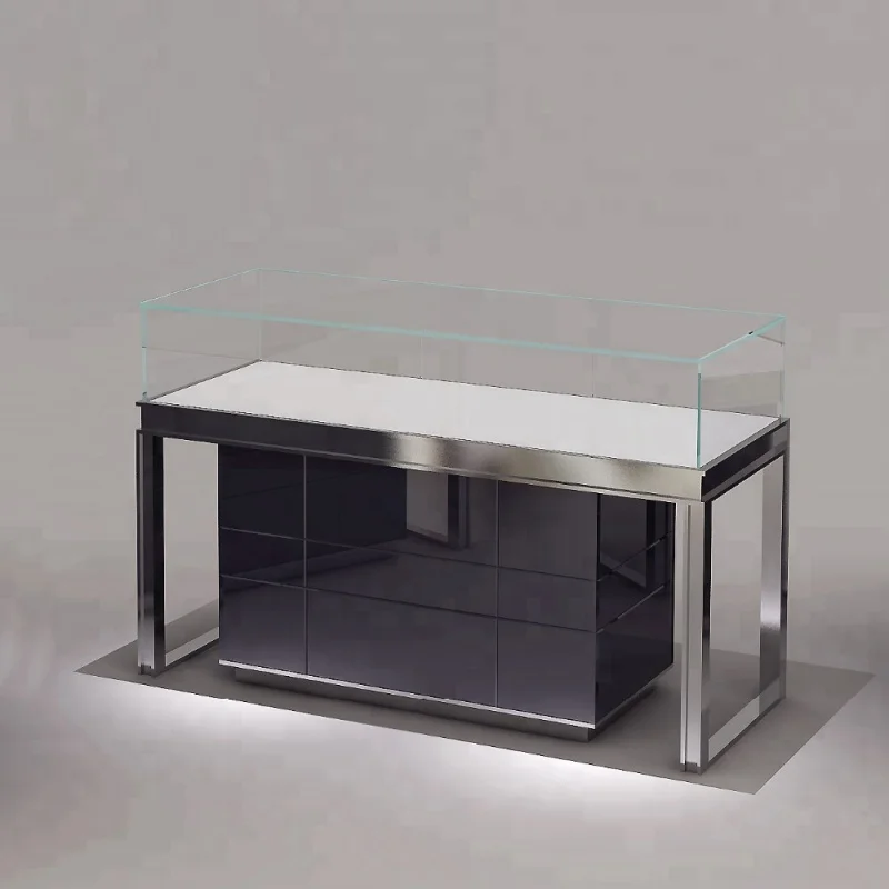 

Custom. high quality size colorful jewellery/watch/glasses etc. luxury display showcase/cabinet/kiosk stand